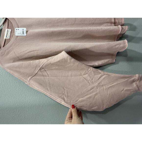 NWT Free People Life Clothing Co. Bobby Pullover in Pink, Women's Medium - Picture 5 of 9
